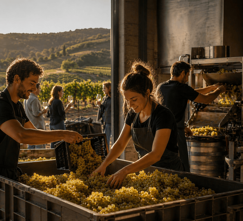 Vendemmia in Cantina